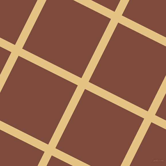 63/153 degree angle diagonal checkered chequered lines, 28 pixel line width, 231 pixel square size, New Orleans and Nutmeg plaid checkered seamless tileable