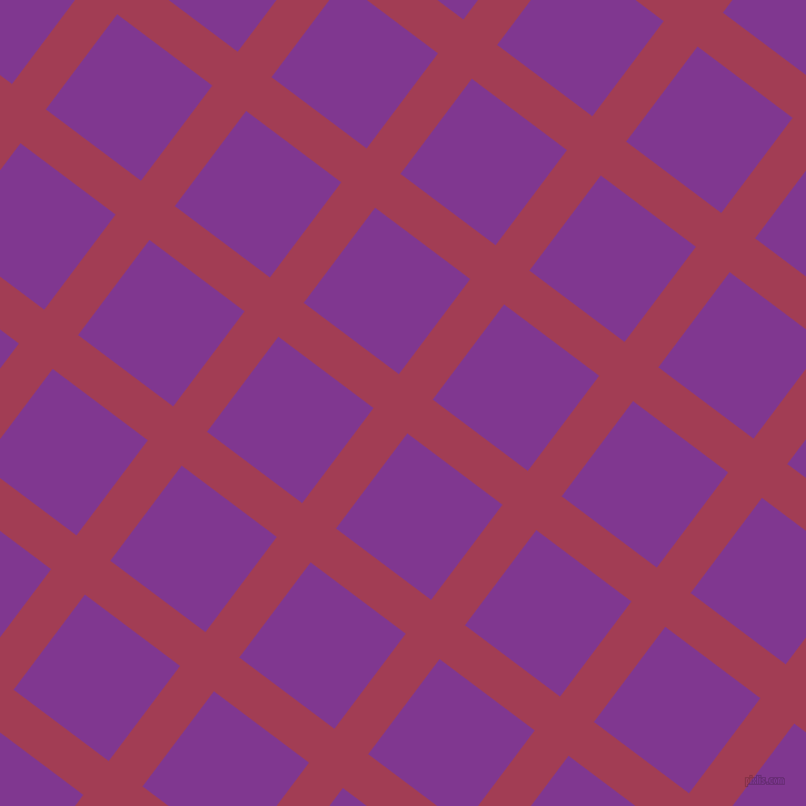 53/143 degree angle diagonal checkered chequered lines, 38 pixel line width, 107 pixel square size, Night Shadz and Vivid Violet plaid checkered seamless tileable
