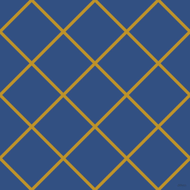 45/135 degree angle diagonal checkered chequered lines, 13 pixel lines width, 176 pixel square size, Nugget and Fun Blue plaid checkered seamless tileable