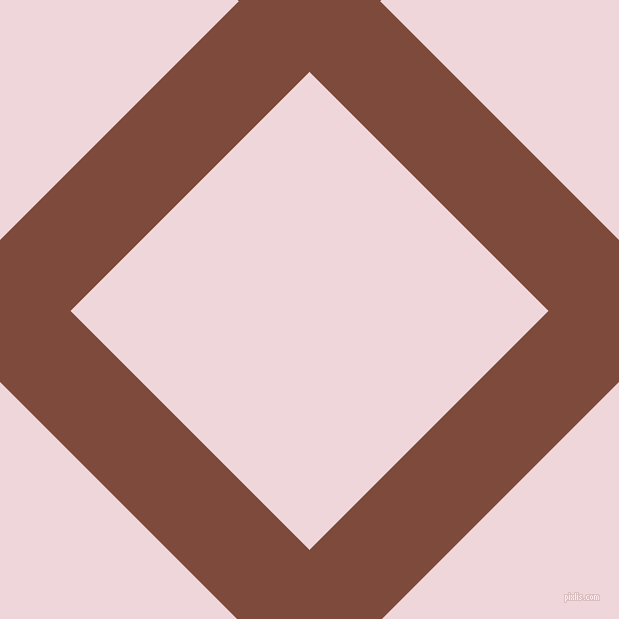 45/135 degree angle diagonal checkered chequered lines, 100 pixel line width, 338 pixel square size, Nutmeg and Pale Rose plaid checkered seamless tileable