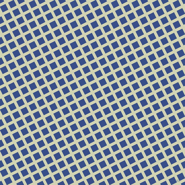27/117 degree angle diagonal checkered chequered lines, 10 pixel line width, 22 pixel square size, Orinoco and Tory Blue plaid checkered seamless tileable