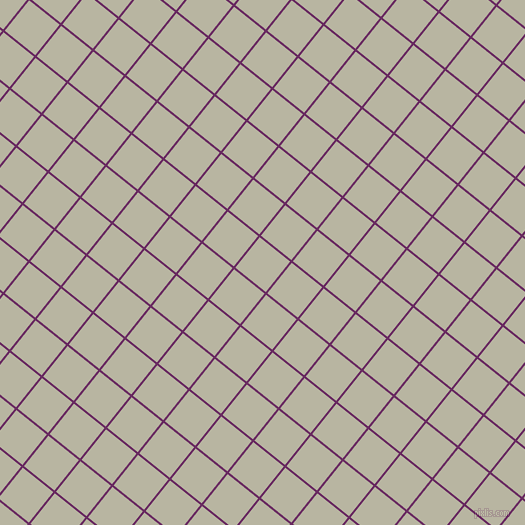 51/141 degree angle diagonal checkered chequered lines, 2 pixel line width, 39 pixel square size, Palatinate Purple and Tana plaid checkered seamless tileable