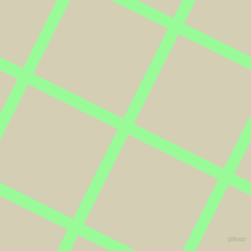 63/153 degree angle diagonal checkered chequered lines, 24 pixel line width, 205 pixel square size, Pale Green and White Rock plaid checkered seamless tileable