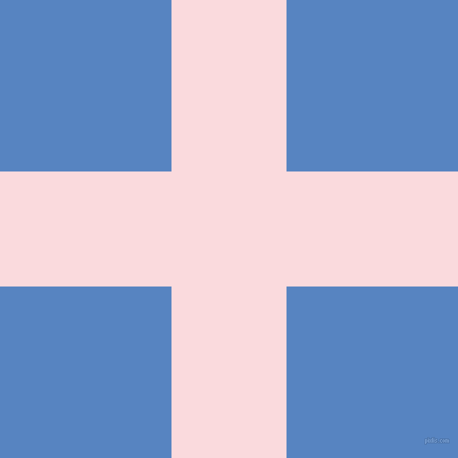 checkered chequered horizontal vertical lines, 165 pixel line width, 492 pixel square size, Pale Pink and Havelock Blue plaid checkered seamless tileable