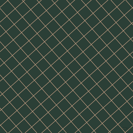 42/132 degree angle diagonal checkered chequered lines, 2 pixel line width, 44 pixel square size, Pale Taupe and Celtic plaid checkered seamless tileable