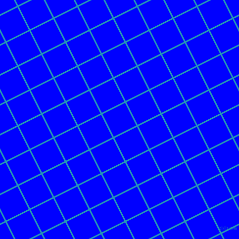 27/117 degree angle diagonal checkered chequered lines, 3 pixel line width, 51 pixel square size, Pelorous and Blue plaid checkered seamless tileable