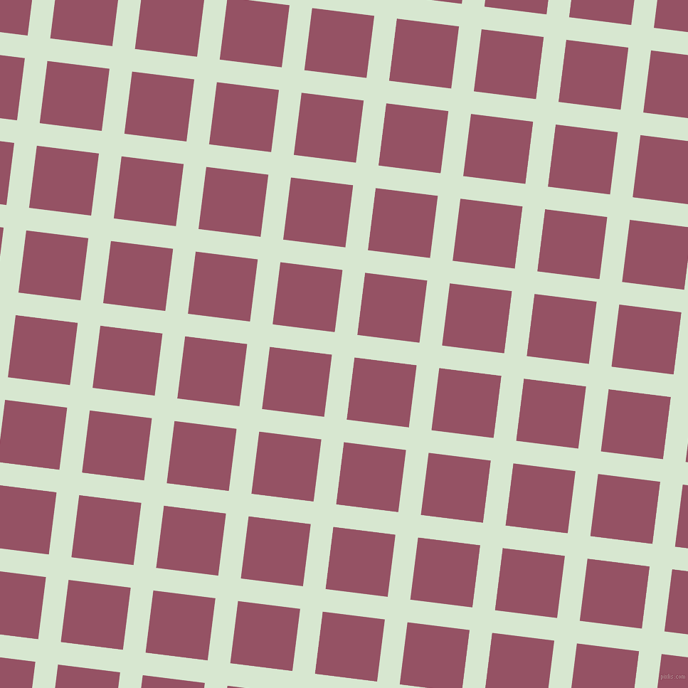 83/173 degree angle diagonal checkered chequered lines, 32 pixel lines width, 88 pixel square size, Peppermint and Vin Rouge plaid checkered seamless tileable