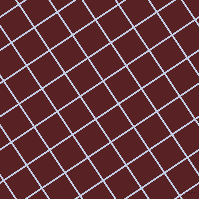34/124 degree angle diagonal checkered chequered lines, 6 pixel line width, 89 pixel square size, Periwinkle and Burnt Crimson plaid checkered seamless tileable