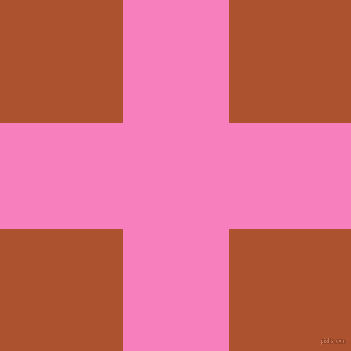checkered chequered horizontal vertical lines, 150 pixel lines width, 345 pixel square size, Persian Pink and Red Stage plaid checkered seamless tileable