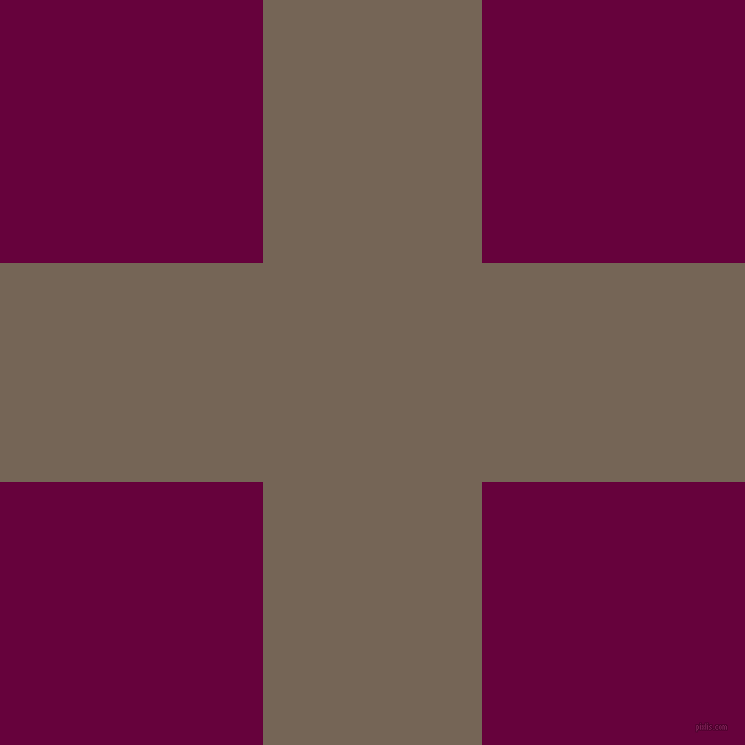 checkered chequered horizontal vertical lines, 243 pixel line width, 584 pixel square size, Pine Cone and Tyrian Purple plaid checkered seamless tileable