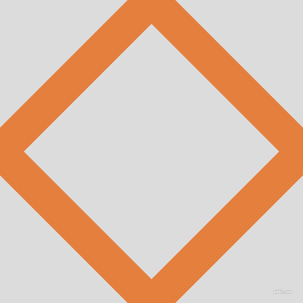 45/135 degree angle diagonal checkered chequered lines, 66 pixel lines width, 354 pixel square size, Pizazz and Gainsboro plaid checkered seamless tileable