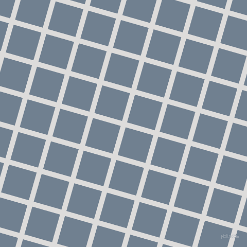 74/164 degree angle diagonal checkered chequered lines, 10 pixel lines width, 56 pixel square size, Porcelain and Slate Grey plaid checkered seamless tileable