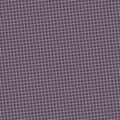 6/96 degree angle diagonal checkered chequered lines, 2 pixel lines width, 12 pixel square size, Portage and Congo Brown plaid checkered seamless tileable