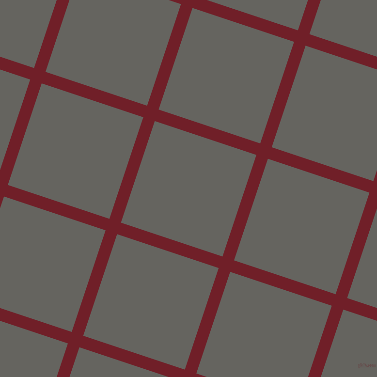 72/162 degree angle diagonal checkered chequered lines, 25 pixel lines width, 221 pixel square size, Red Berry and Storm Dust plaid checkered seamless tileable
