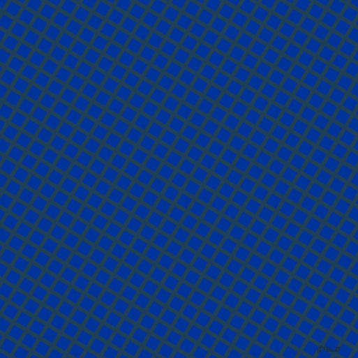59/149 degree angle diagonal checkered chequered lines, 6 pixel lines width, 16 pixel square size, Regal Blue and Smalt plaid checkered seamless tileable