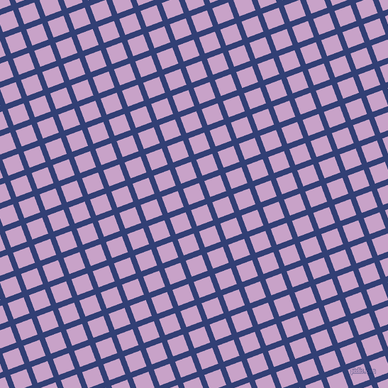21/111 degree angle diagonal checkered chequered lines, 8 pixel lines width, 24 pixel square size, Resolution Blue and Lilac plaid checkered seamless tileable