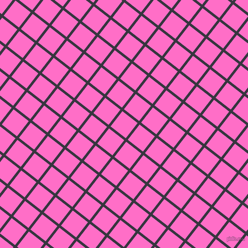 52/142 degree angle diagonal checkered chequered lines, 5 pixel lines width, 38 pixel square size, Revolver and Neon Pink plaid checkered seamless tileable