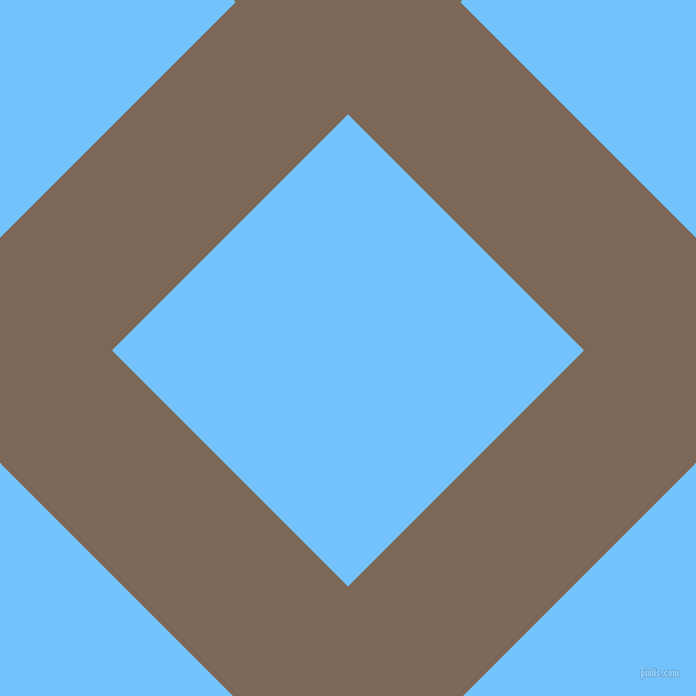 45/135 degree angle diagonal checkered chequered lines, 145 pixel line width, 305 pixel square size, Roman Coffee and Maya Blue plaid checkered seamless tileable