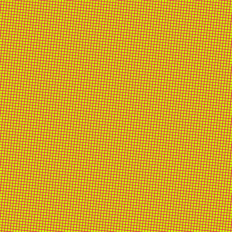 84/174 degree angle diagonal checkered chequered lines, 2 pixel lines width, 8 pixel square size, Ruby and Electric Lime plaid checkered seamless tileable
