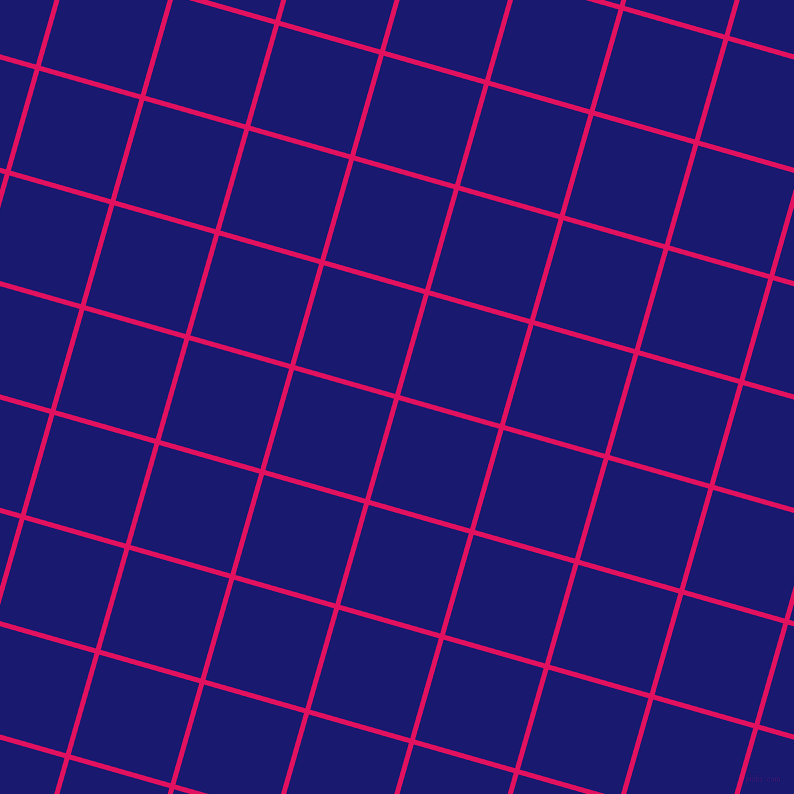 74/164 degree angle diagonal checkered chequered lines, 5 pixel line width, 104 pixel square size, Ruby and Midnight Blue plaid checkered seamless tileable