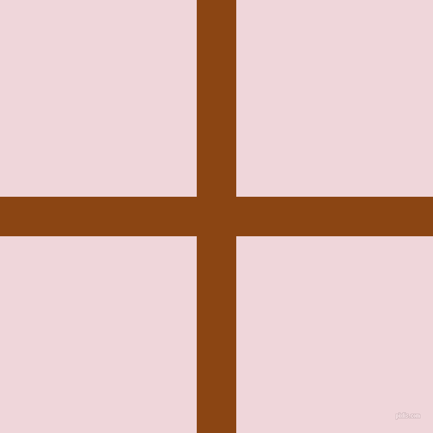 checkered chequered horizontal vertical lines, 57 pixel line width, 568 pixel square size, Saddle Brown and Pale Rose plaid checkered seamless tileable