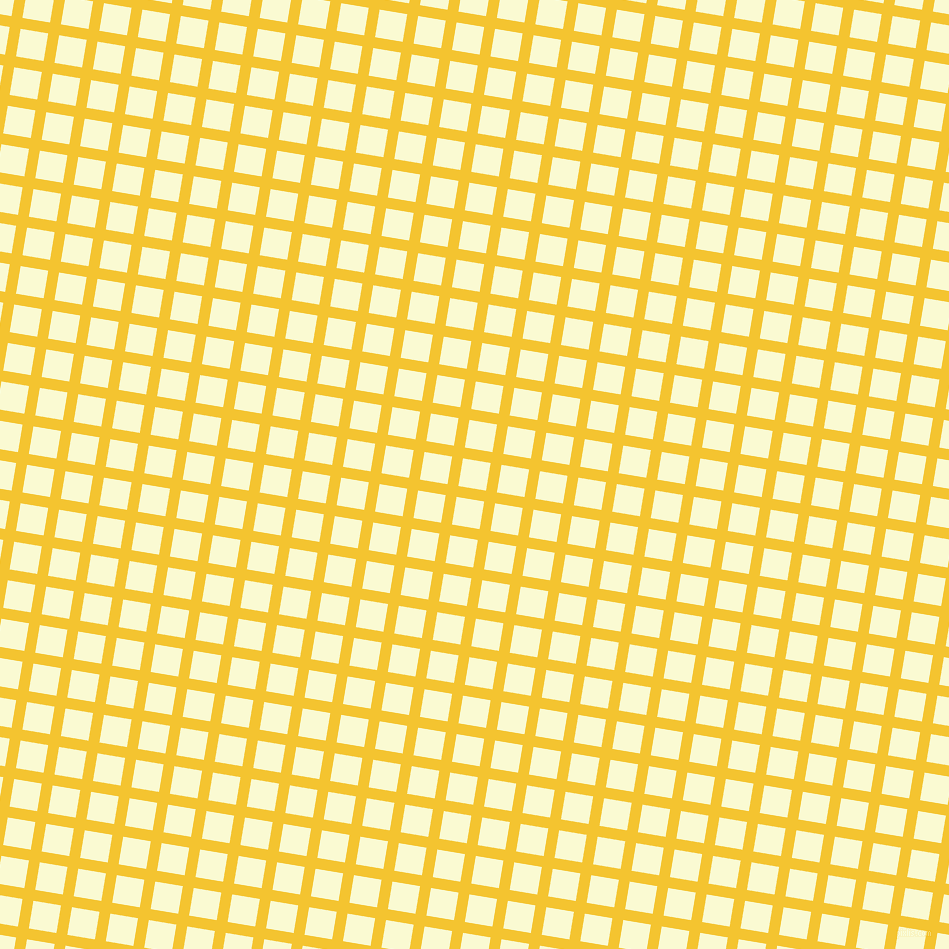 81/171 degree angle diagonal checkered chequered lines, 11 pixel line width, 28 pixel square size, Saffron and Light Goldenrod Yellow plaid checkered seamless tileable