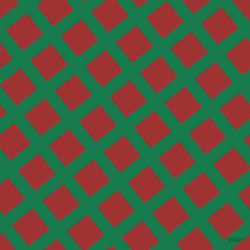 39/129 degree angle diagonal checkered chequered lines, 24 pixel line width, 53 pixel square size, Salem and Milano Red plaid checkered seamless tileable