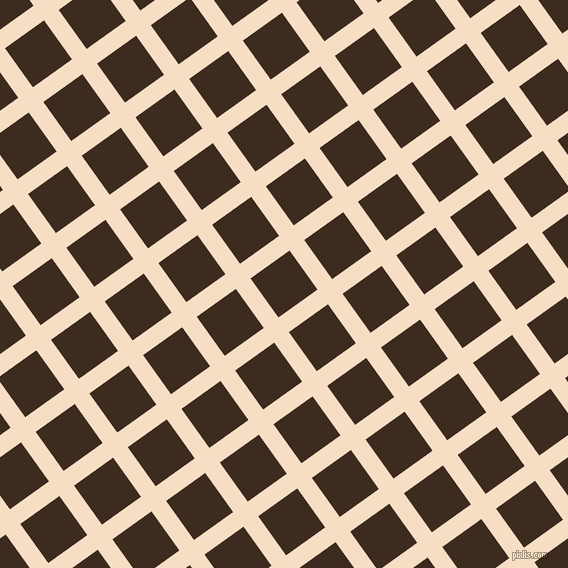 36/126 degree angle diagonal checkered chequered lines, 18 pixel line width, 48 pixel square size, Sazerac and Bistre plaid checkered seamless tileable