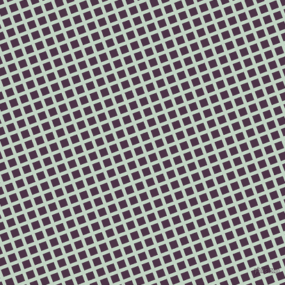 21/111 degree angle diagonal checkered chequered lines, 5 pixel lines width, 11 pixel square size, Sea Mist and Loulou plaid checkered seamless tileable