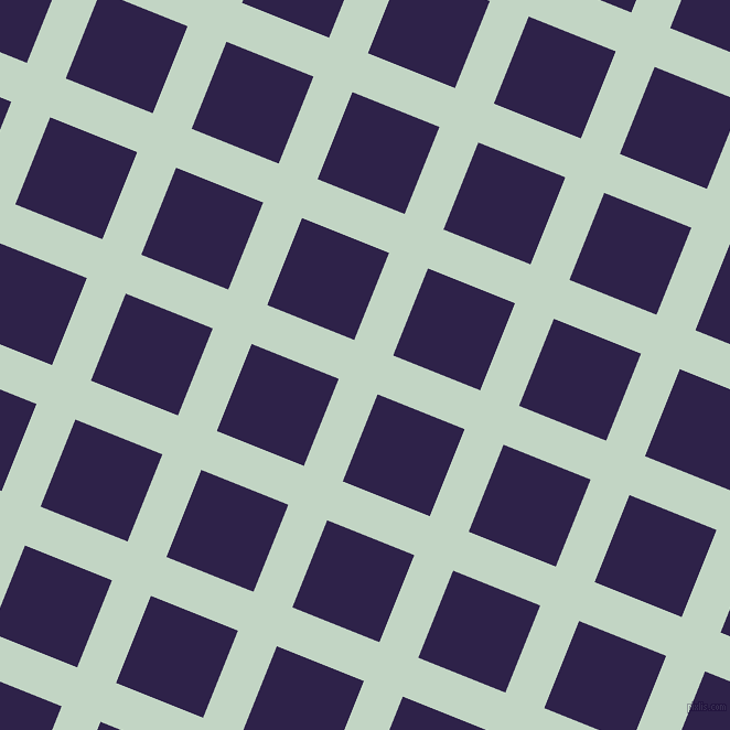 68/158 degree angle diagonal checkered chequered lines, 38 pixel lines width, 85 pixel square size, Sea Mist and Violent Violet plaid checkered seamless tileable