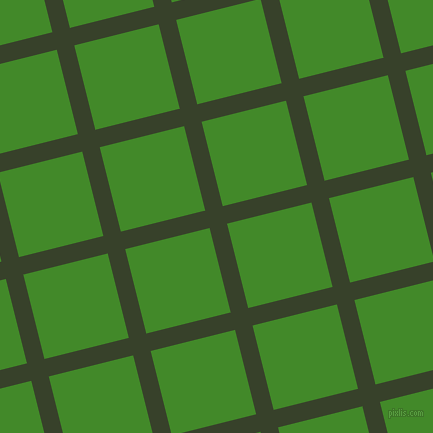 14/104 degree angle diagonal checkered chequered lines, 18 pixel line width, 87 pixel square size, Seaweed and La Palma plaid checkered seamless tileable