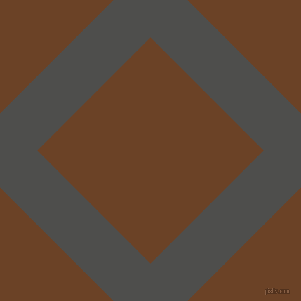 45/135 degree angle diagonal checkered chequered lines, 75 pixel lines width, 228 pixel square size, Ship Grey and Semi-Sweet Chocolate plaid checkered seamless tileable