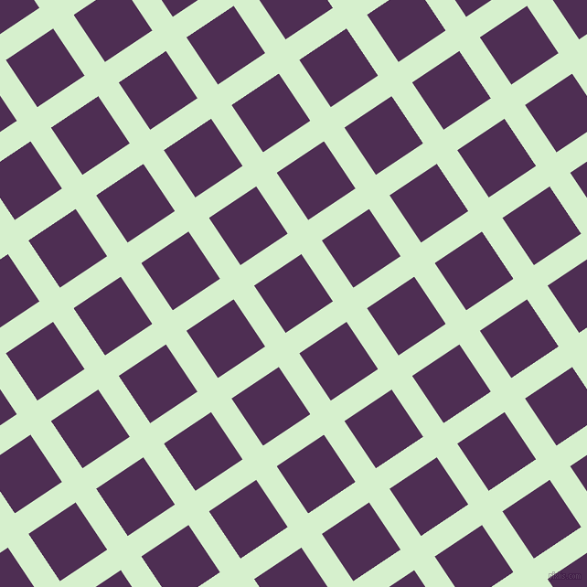 34/124 degree angle diagonal checkered chequered lines, 27 pixel line width, 62 pixel square size, Snowy Mint and Hot Purple plaid checkered seamless tileable