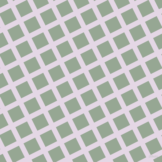 27/117 degree angle diagonal checkered chequered lines, 20 pixel lines width, 51 pixel square size, Snuff and Mantle plaid checkered seamless tileable