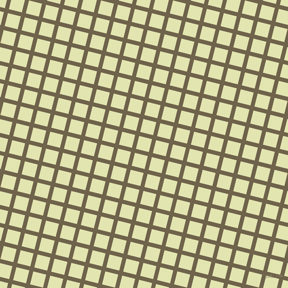 76/166 degree angle diagonal checkered chequered lines, 8 pixel line width, 26 pixel square size, Soya Bean and Tusk plaid checkered seamless tileable