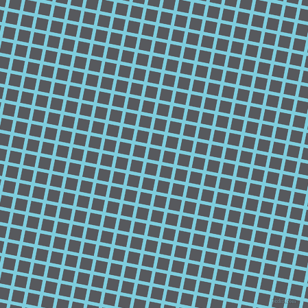 79/169 degree angle diagonal checkered chequered lines, 5 pixel line width, 17 pixel square size, Spray and Bright Grey plaid checkered seamless tileable