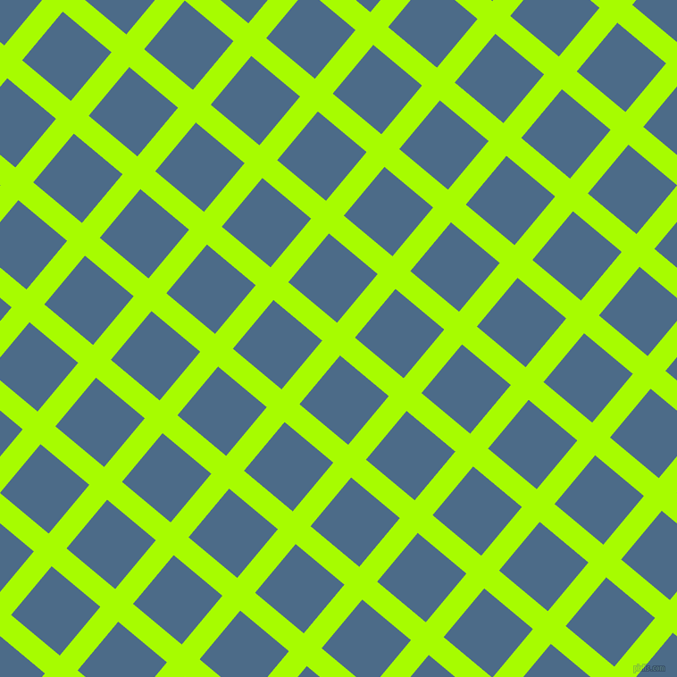 50/140 degree angle diagonal checkered chequered lines, 26 pixel lines width, 71 pixel square size, Spring Bud and Wedgewood plaid checkered seamless tileable