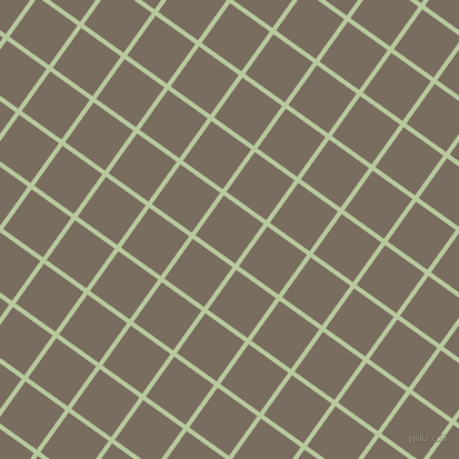 54/144 degree angle diagonal checkered chequered lines, 4 pixel line width, 44 pixel square size, Sprout and Sandstone plaid checkered seamless tileable