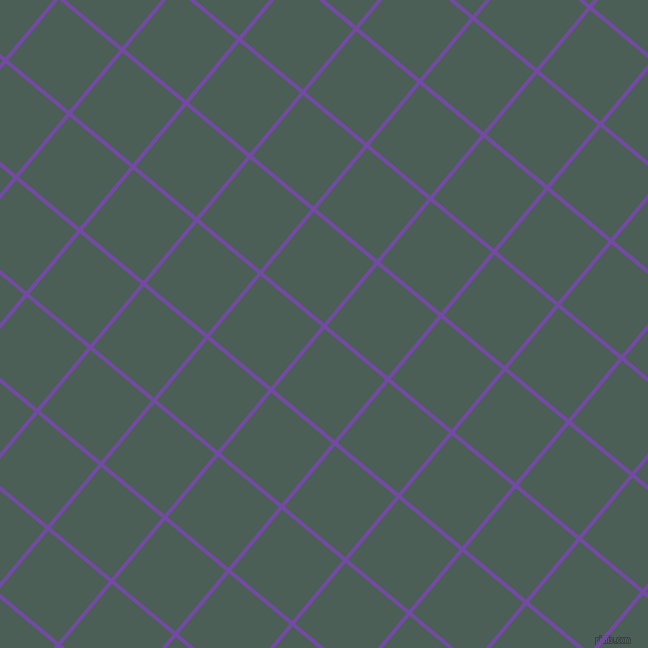 50/140 degree angle diagonal checkered chequered lines, 4 pixel lines width, 79 pixel square size, Studio and Viridian Green plaid checkered seamless tileable