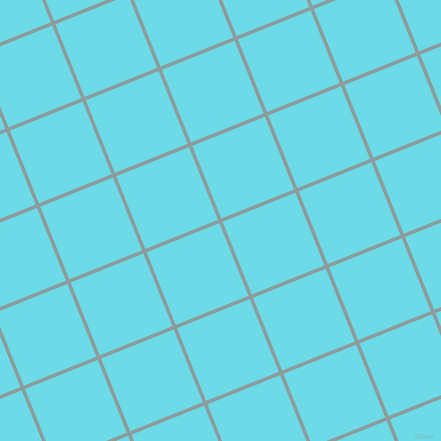 22/112 degree angle diagonal checkered chequered lines, 7 pixel lines width, 153 pixel square size, Submarine and Turquoise Blue plaid checkered seamless tileable