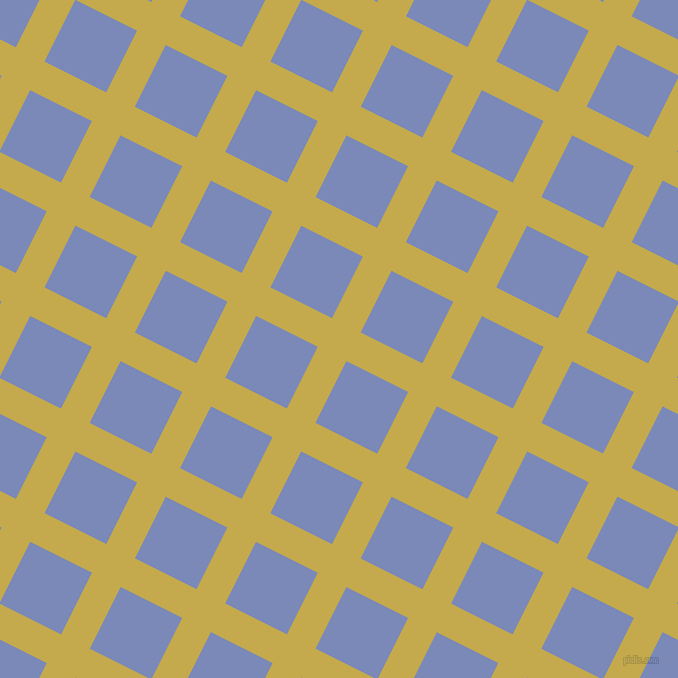 63/153 degree angle diagonal checkered chequered lines, 32 pixel line width, 69 pixel square size, Sundance and Wild Blue Yonder plaid checkered seamless tileable