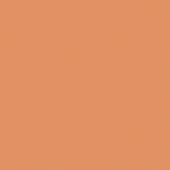 18/108 degree angle diagonal checkered chequered lines, 1 pixel line width, 5 pixel square size, Tangerine and Petite Orchid plaid checkered seamless tileable