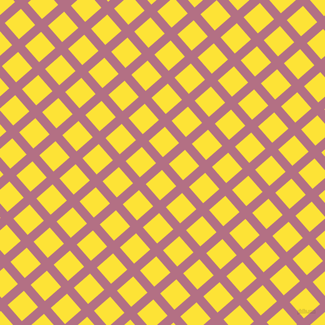 41/131 degree angle diagonal checkered chequered lines, 18 pixel line width, 43 pixel square size, Tapestry and Gorse plaid checkered seamless tileable