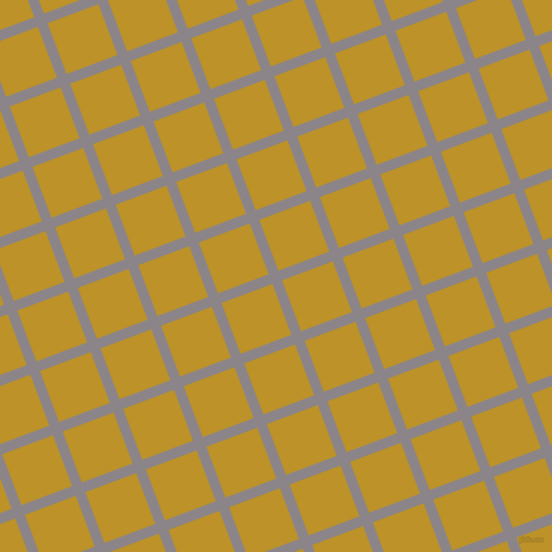 21/111 degree angle diagonal checkered chequered lines, 15 pixel line width, 79 pixel square size, Taupe Grey and Nugget plaid checkered seamless tileable