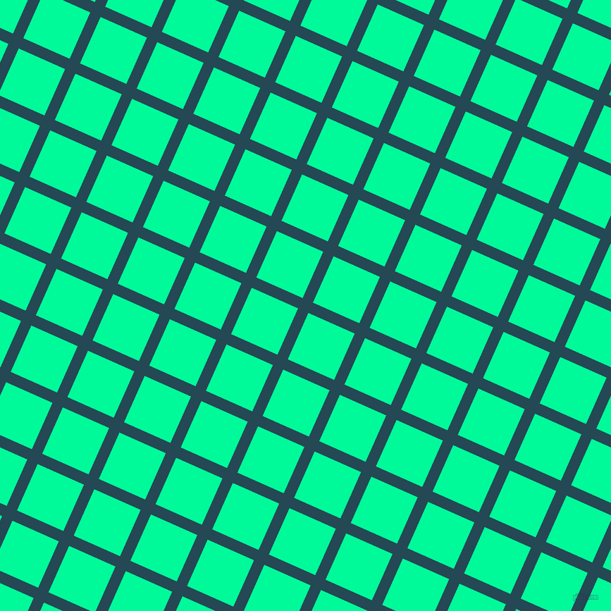 66/156 degree angle diagonal checkered chequered lines, 16 pixel line width, 72 pixel square size, Teal Blue and Medium Spring Green plaid checkered seamless tileable