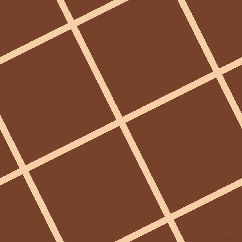 27/117 degree angle diagonal checkered chequered lines, 23 pixel lines width, 350 pixel square size, Tequila and Copper Canyon plaid checkered seamless tileable