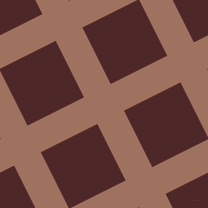 27/117 degree angle diagonal checkered chequered lines, 103 pixel lines width, 218 pixel square size, Toast and Volcano plaid checkered seamless tileable
