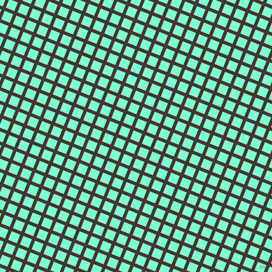 68/158 degree angle diagonal checkered chequered lines, 11 pixel line width, 30 pixel square size, Tobago and Aquamarine plaid checkered seamless tileable