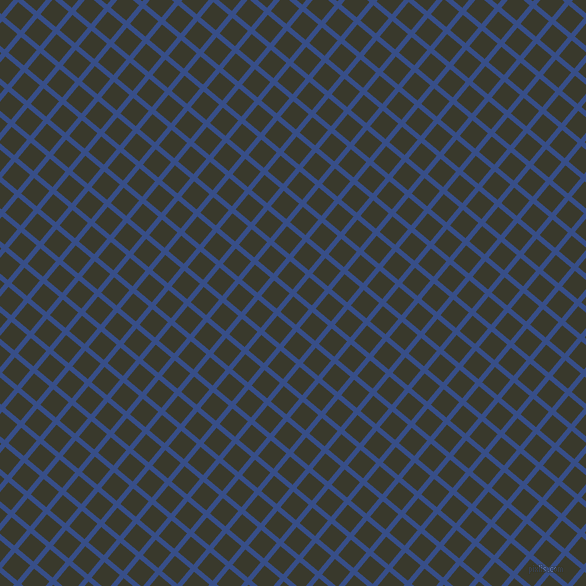 50/140 degree angle diagonal checkered chequered lines, 5 pixel line width, 20 pixel square size, Tory Blue and El Paso plaid checkered seamless tileable