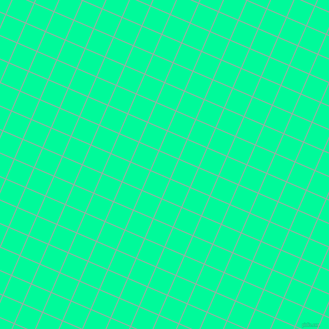 67/157 degree angle diagonal checkered chequered lines, 2 pixel lines width, 41 pixel square size, Tower Grey and Medium Spring Green plaid checkered seamless tileable